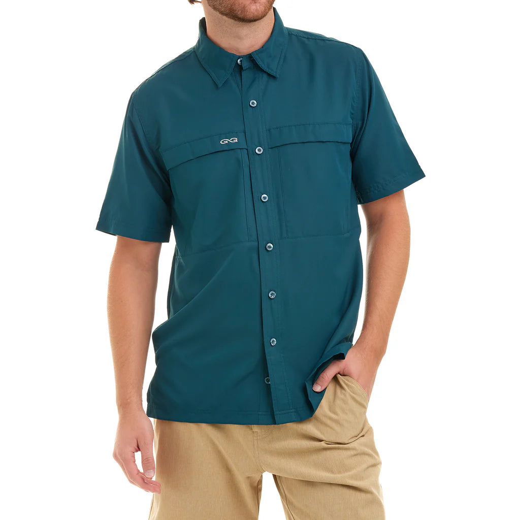 Explorer MicroFiber Short Sleeve Shirt - Oceanic